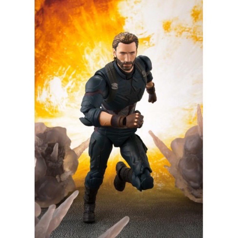 Mô hình nhân vật Avengers Infinity War: Captain America & Effect Explosion