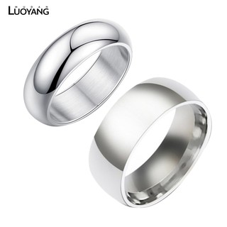 Nhẫn đính hôn không gỉ kiểu đơn giản thời trang cho cặp đôi