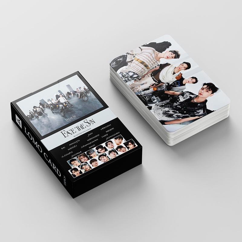 Hộp 55 Tấm Thẻ Hình Thành Viên Nhóm SEVENTEEN