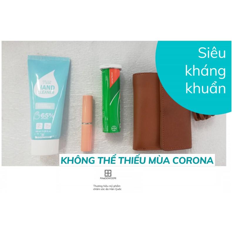 Gel Rửa Tay Khô Diệt Khuẩn Ra&amp;Gowoori 100 ml ( Mang theo bên mình tiện lợi)