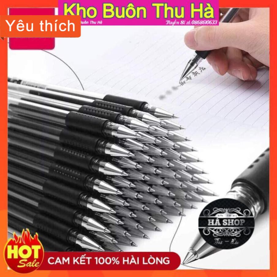 Bút bi 50 chiếc đủ 2 màu đen và xanh