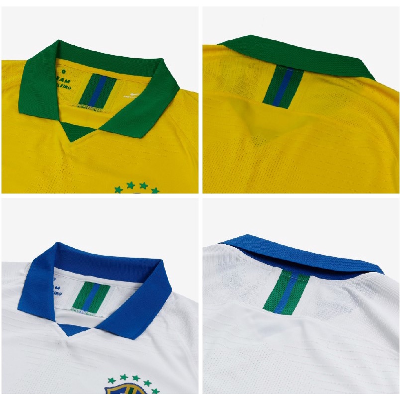 Áo Thun Bóng Đá Đội Tuyển Brazil Copa America Size s-2xl