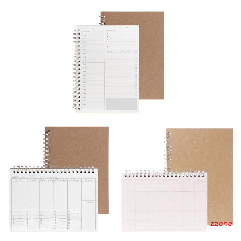 Sổ tay ghi chép kế hoạch tuần/ lịch trình hàng ngày tiện dụng