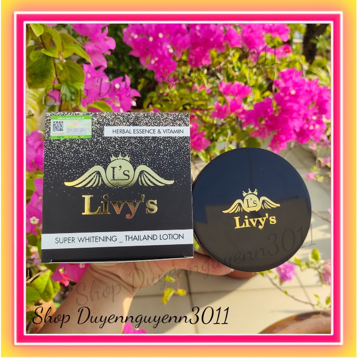 Kem dưỡng body Livy's đen Thái Lan