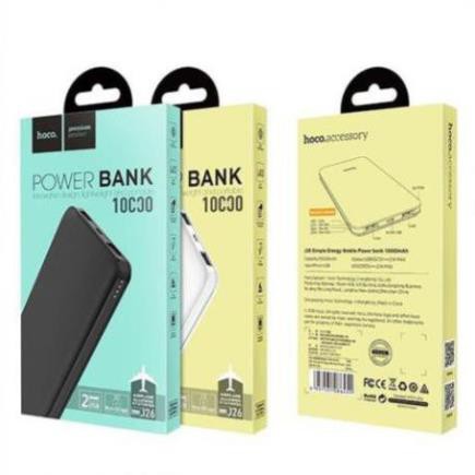 Pin sạc dự phòng hoco J26 chính hãng dung lượng 10.000 mAh sạc nhanh 2 cổng sạc - Có đèn LED báo sạc thông minh