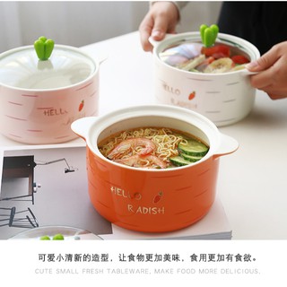 Set bát ăn mì + cốc uống nước cà rốt