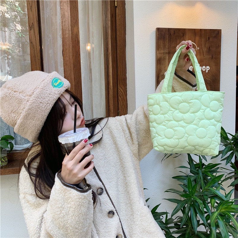 ENVIROSAX Túi xách đựng bữa ăn trưa màu trơn thời trang cao cấp cho nữ