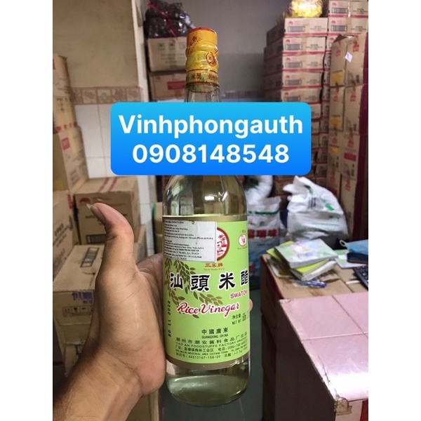 Dấm Gạo Trắng HongKong Hiệu 3 Con Dê (Rice Vinegar)