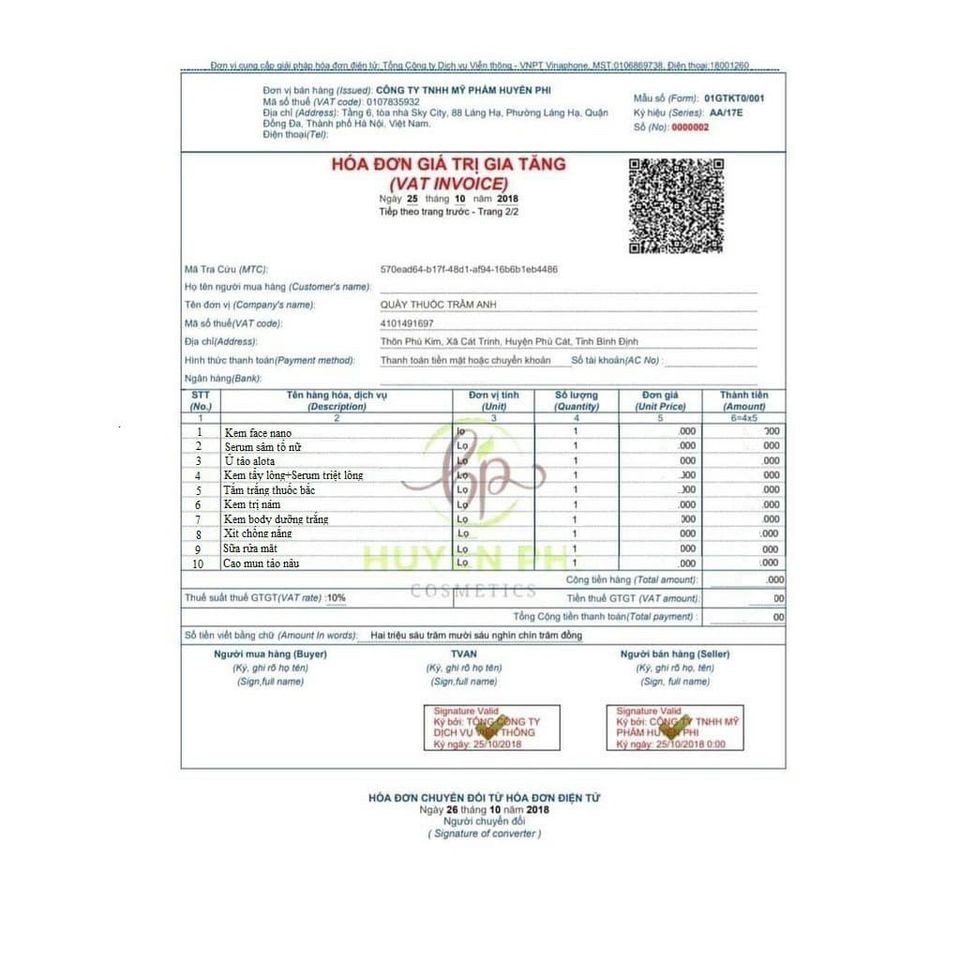 SERUM SÂM TỐ NỮ HUYỀN PHI