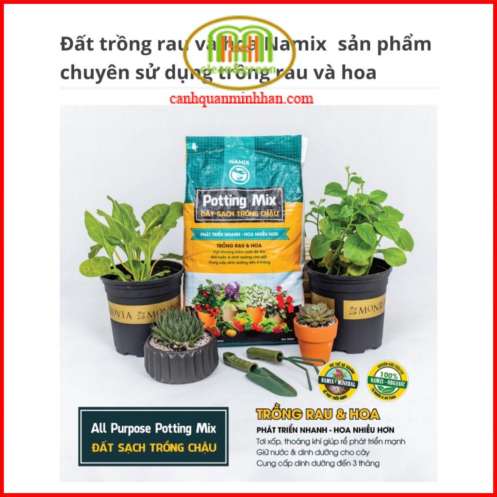 Đất namix trồng rau sạch hữu cơ cao cấp 20dm3 khoảng 15kg