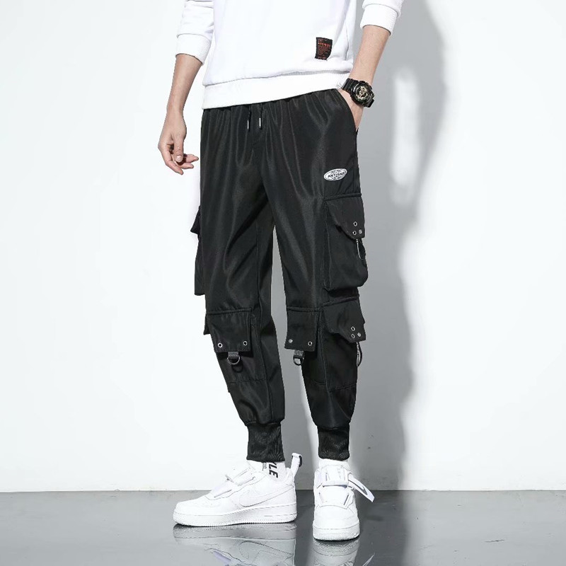 Men's Fashion Boxed Long Pants with Pockets
