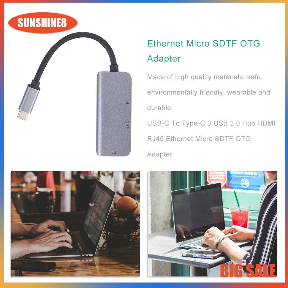 Bộ Chuyển Đổi 3 Trong 1 Hub Tpy-C Sang Micro Usb 3.0 2.0 Hdmi