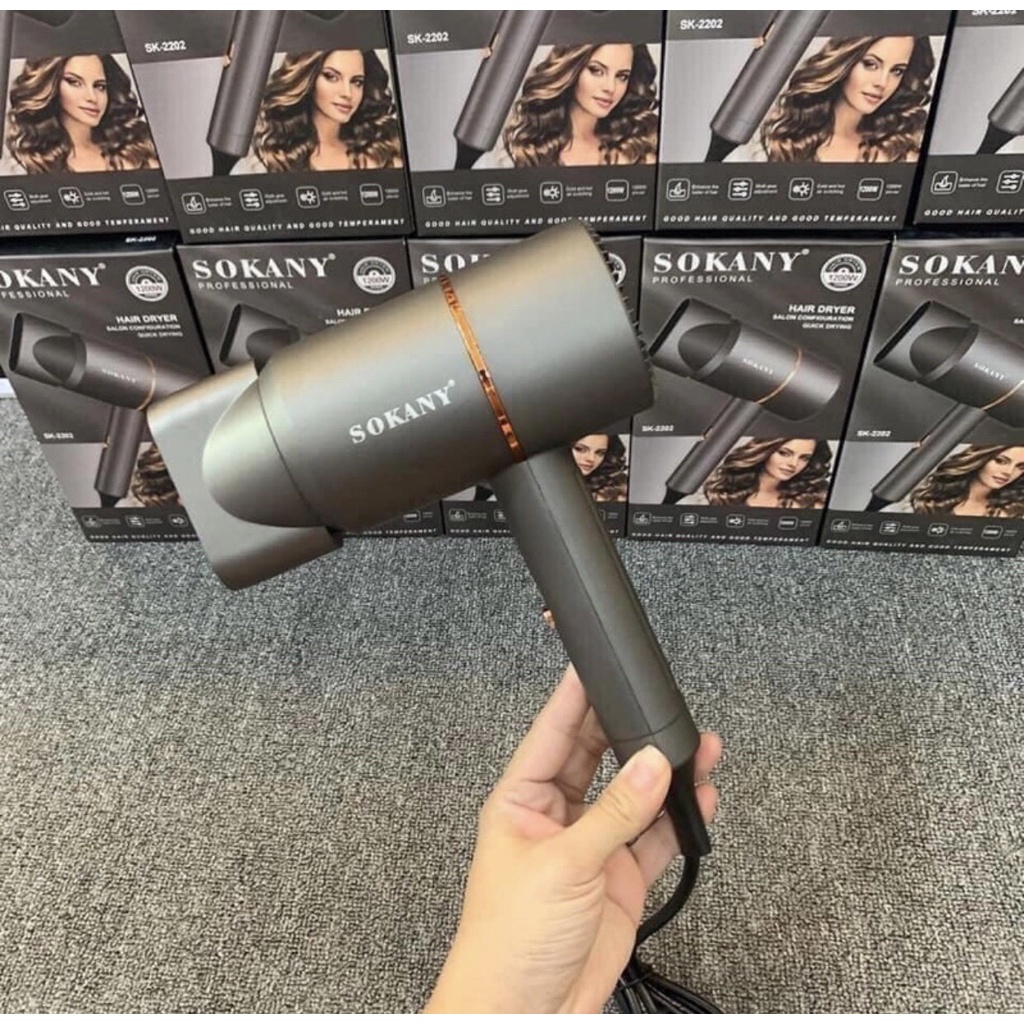 [ BH_12 Tháng ] Máy sấy tóc, tạo kiểu tóc SOKANY công suất lớn
