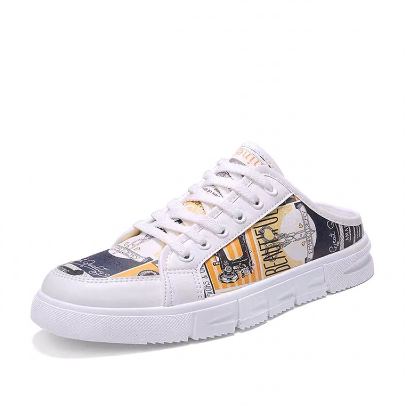 Giầy sục nam họa tiết ấn tượng | BigBuy360 - bigbuy360.vn