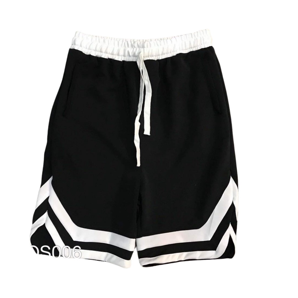 Quần Short 2V Thể Thao Nam Nữ Unisex Chất Poly Mạc Mát Không Xù có size M01