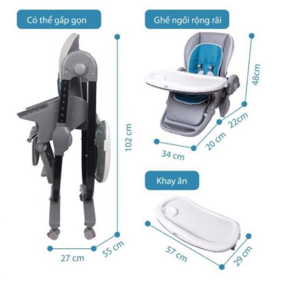 Ghế ăn dặm cao Umoo U 04