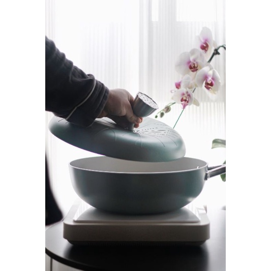 Chảo chiên rán, nồi xào chống dính mô phỏng hoa sen VELOSAN