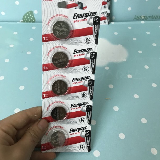 Vỉ 5 Viên Pin CR2032 / CR2025 / CR2016 /A76 ENERGIZER Lithium 3V - Hàng Chính Hãng