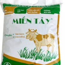 Phân bò Miền Tây đã qua xử lý 3dm3, trọng lượng từ khoảng 0.6kg, thích hợp trồng cây, bón cây rau, củ, quả, cây ăn trái