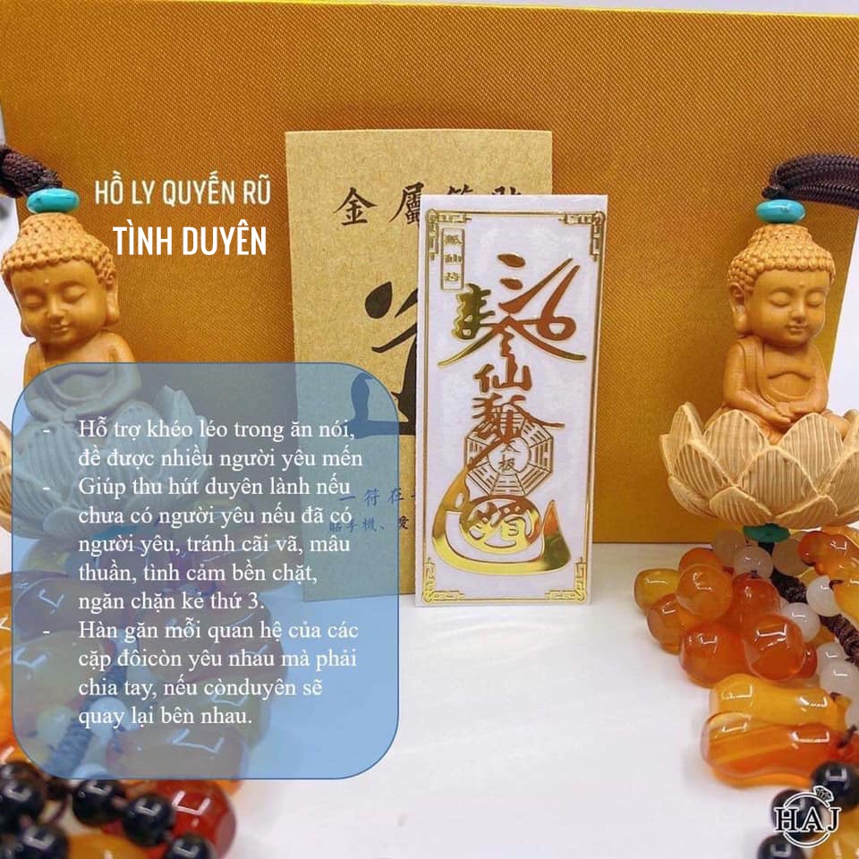 Miếng Dán Điện Thoại Tài Lộc HỒ LY Đẹp Lung, Linh Phù Hợp Các Loại Điện Thoại, Laptop, Bỏ Ví