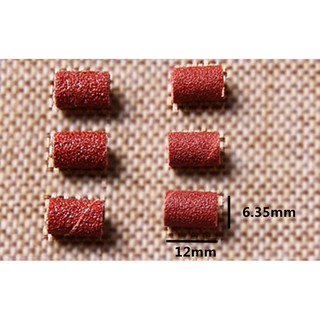 BỘ băng chà nhám tròn đường kính 6.35mm,(phukien303 xả hàng-có hàng sẵn)