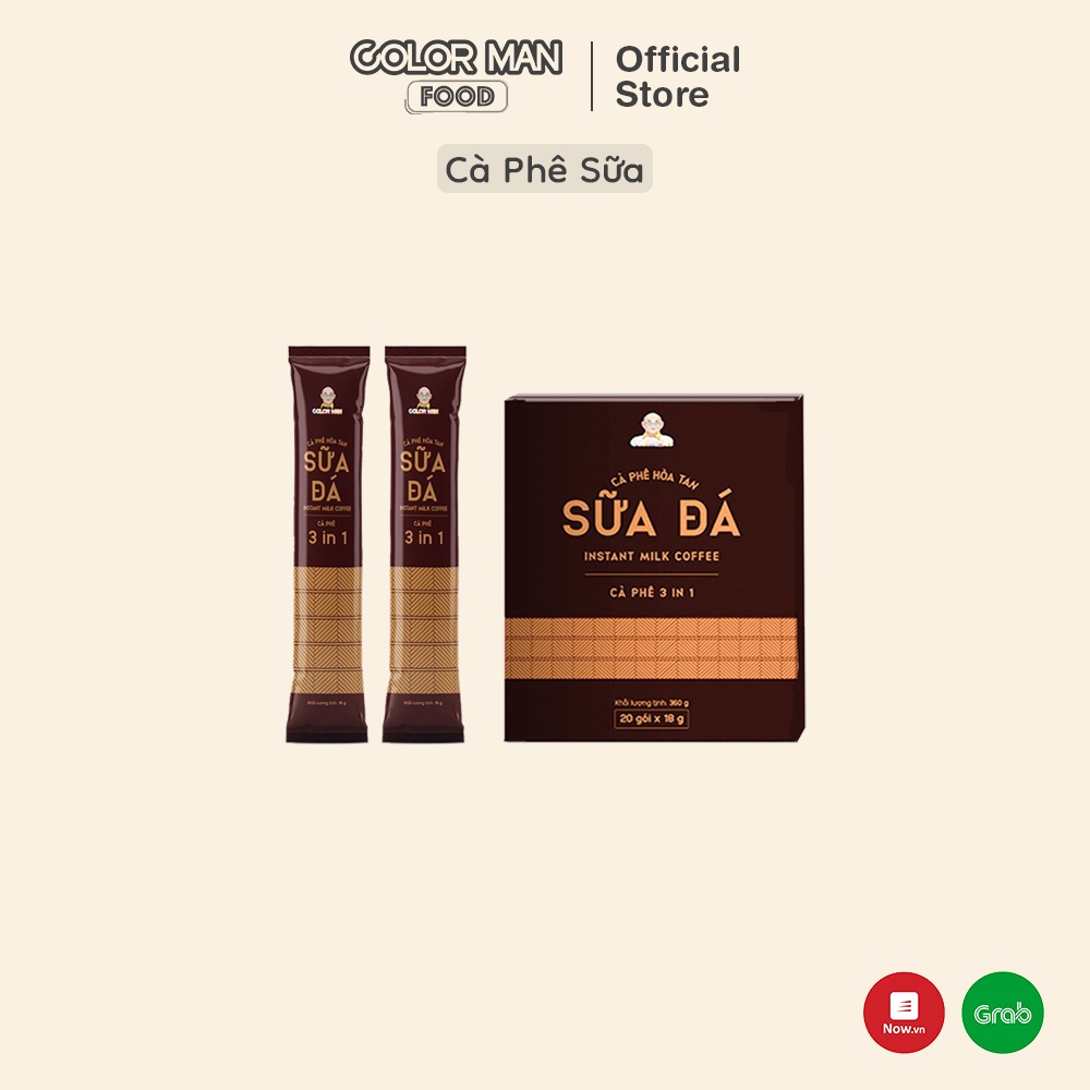 [DATE 26/02/24]Cà Phê Sữa COLOR MAN 360G (18g x 20 gói)