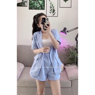 Về hàng sét vest xanh 3 món cực hót Chất tơ xước Nhật sịn sò lên from chuẩn mẫuQuần cạp chun sau dễ mặcHàng may kĩ bansh