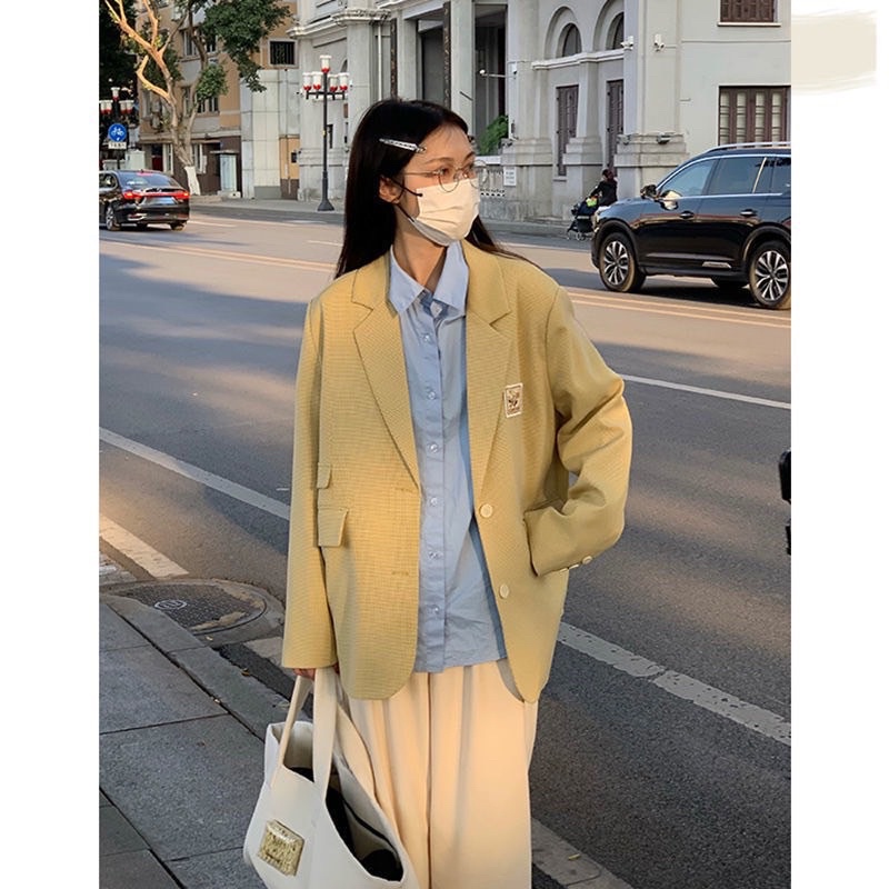 Áo blazer nữ khoác BLAZER dài tay phong cách hàn quốc Freesize chất liệu tuyết kèm video sản phẩm