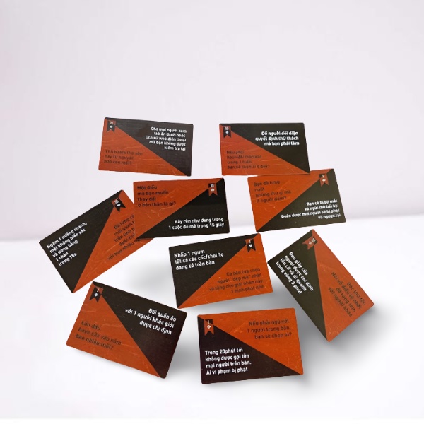 Bộ bài Drinking Game Thách hay thật “Truth or Dare” Thẻ Bài BoardGame