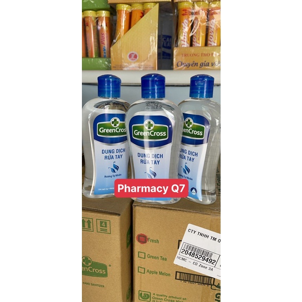 Chai lớn C250 ml hương Tự Nhiên Rửa Tay Khô Greencros Green cros crencros Green cros