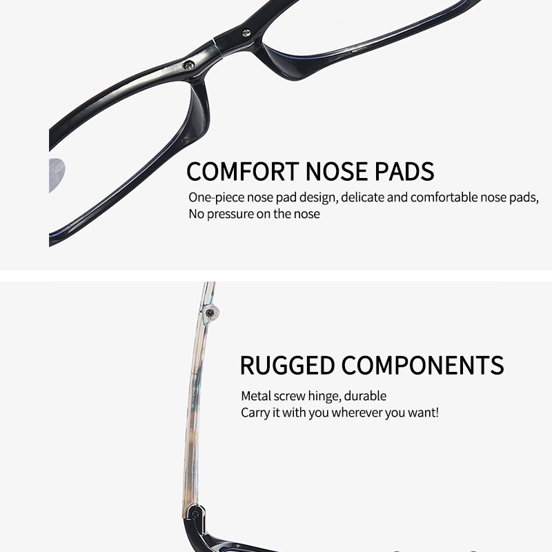 Kính Đọc Sách Chống Ánh Sáng Xanh + 100 + 150 + 200 + 250 + 300 + 350 + 400