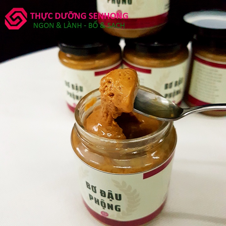 Bơ đậu phộng  Không đường, không chất bảo quản.