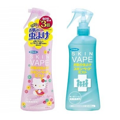 Xịt chống muỗi và côn trùng SKIN VAPE 200ml - Hàng Nhật Nội Địa - dạng phun sương với nguồn gốc tự nhiên rất an toàn