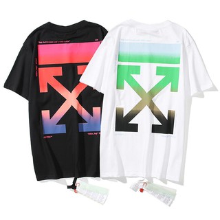 Áo Thun Off-White Tay Ngắn Chất Cotton In Chữ Thời Trang