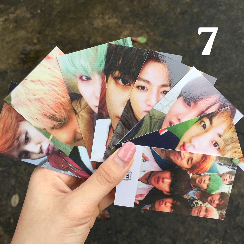 Set card unoff nhóm BTS 4th Mini Album - In The Mood For Love PT.2 [PEACH]