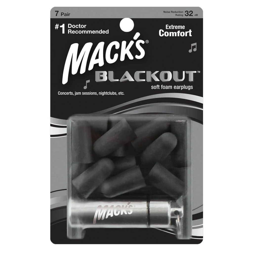 Hộp 7 đôi nút bịt tai dành cho ngủ ngon thương hiệu Mack's (Nhiều màu lựa chọn)