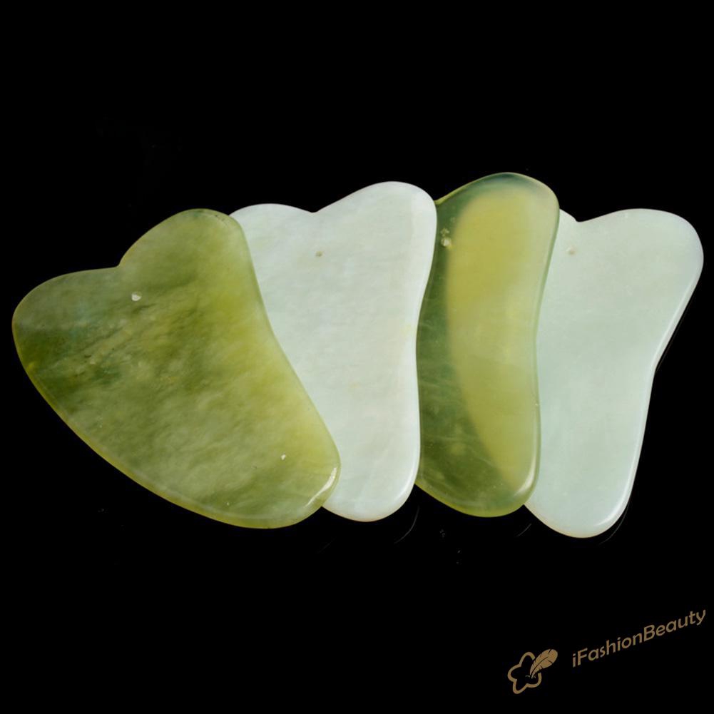 if▶2pcs Natural Jade Massage Roller Guasha Board SPA Therapy Skin Beauty Care♣