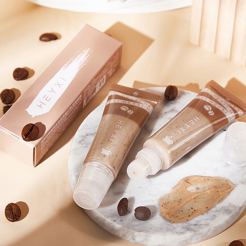 Kem Tẩy Tế Bào Chết Cho Môi Heyxi Cafe 15G Giúp Dưỡng Ẩm Hiệu Quả