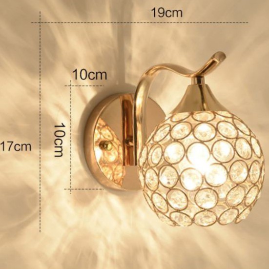 Đèn Led Gắn Tường Pha Lê Hạt ,Đèn Tường Trang Trí Phòng Khách,Phòng Ngủ
