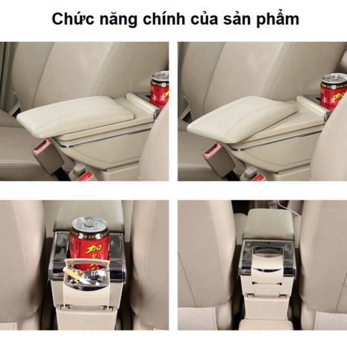 Hộp tỳ tay xe hơi Daewoo Gentra và Chevrolet Aveo (HÀNG LOẠI 1)