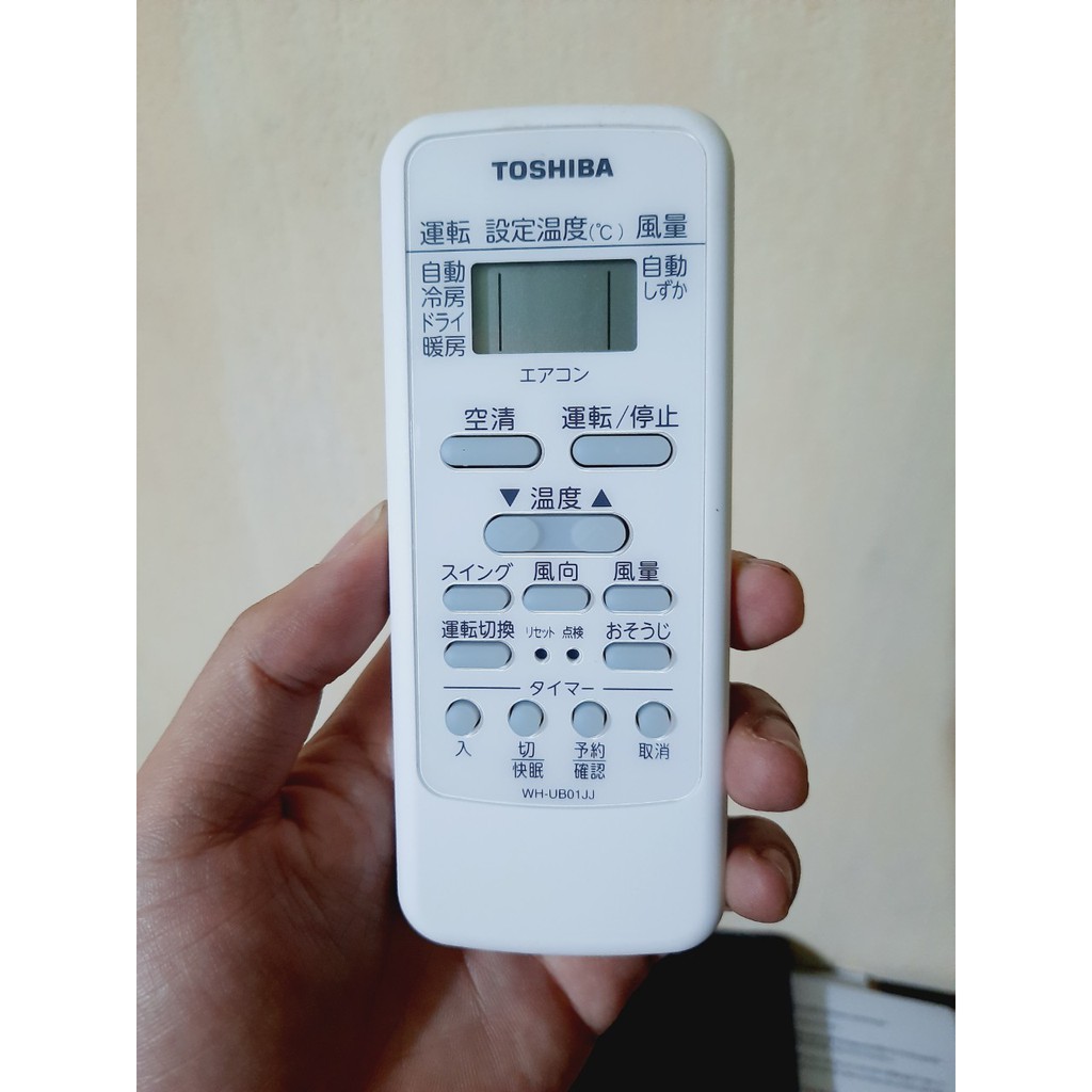 Remote Điều khiển điều hòa Toshiba hàng nội địa, nhật bãi- Hàng chính hãng mới 100% Tặng kèm Pin!!!