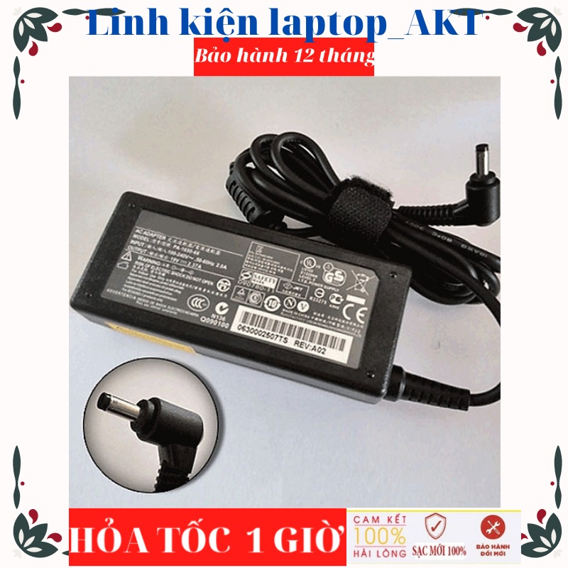 Sạc laptop Asus 19V- 2.37A- 45W- ZIN chữ nhật chân nhỏ Asus S510 X553MF UX360 Q504UA X201E X540LA X541NA X542UA, X540S
