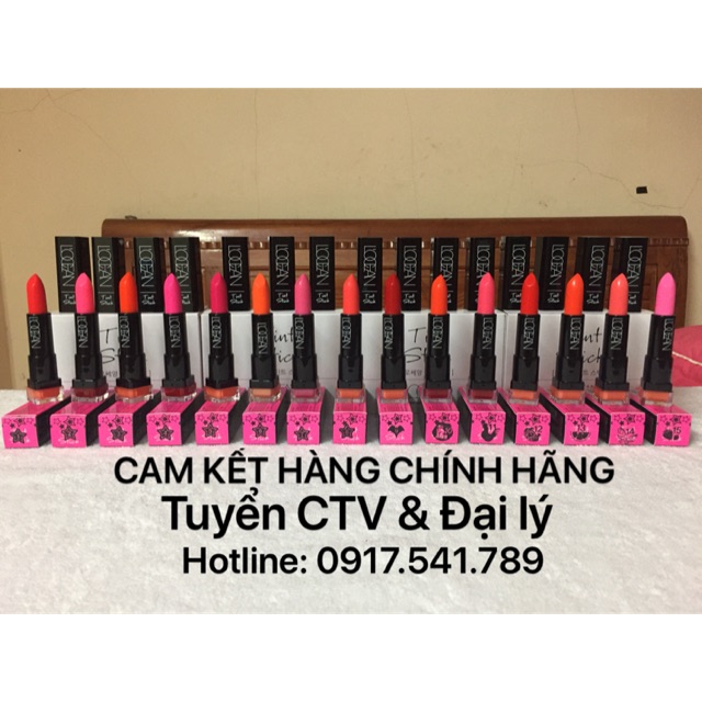 10 thỏi Son L’ocean Tint Stick (combo 10 thỏi, Ib mã màu)