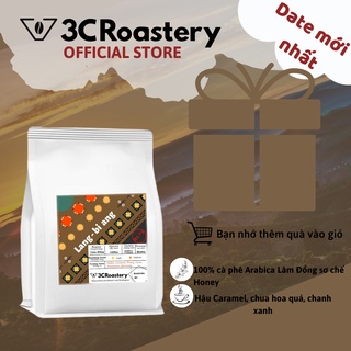 Cà phê Arabica Việt Nam LANG BI ANG nguyên chất 100% sơ chế HONEY, pha espresso, v60 cafe hạt giống Catimor 3c Roastery