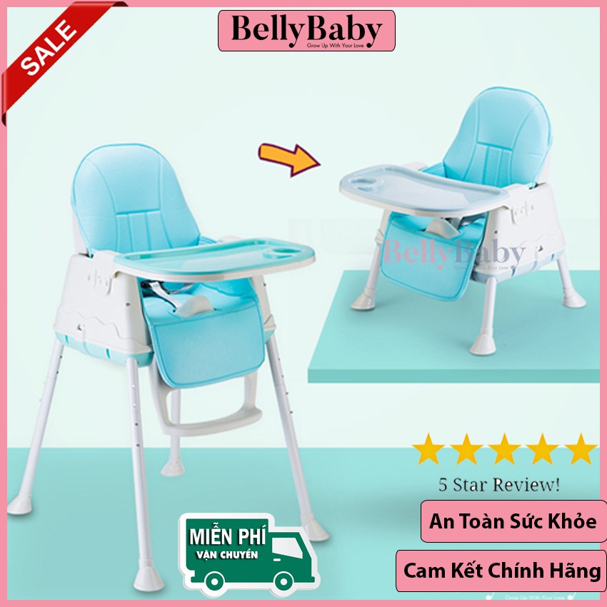 Ghế ăn dặm cho bé Belly Baby BB105 Full Phụ Kiện