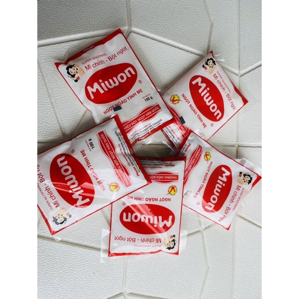 Mì chính - Bột ngọt Miwon 100g, cho món ăn gia đình thêm tròn vị