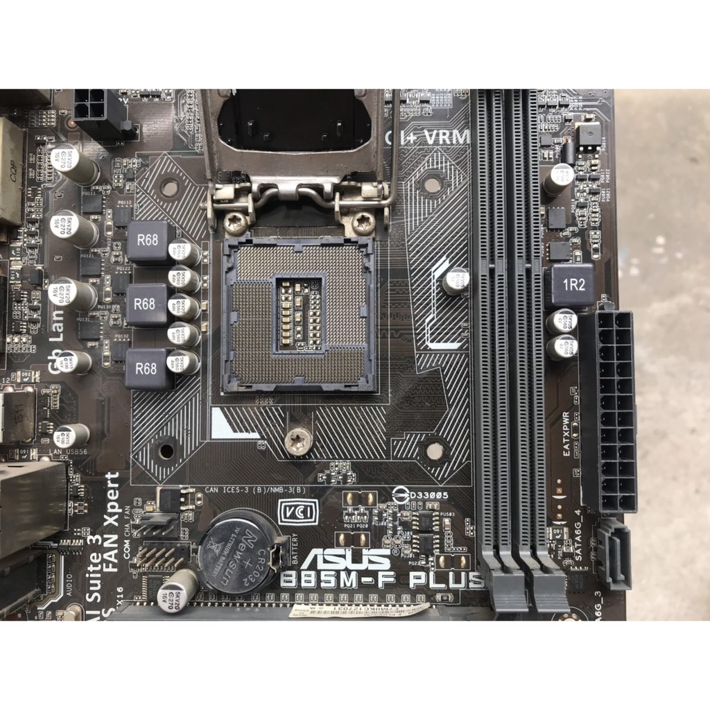 bo mạch chủ máy tính ASUS B85M F PLUS 2 khe ram ddr3 socket 1150 mainboard Main PC B85