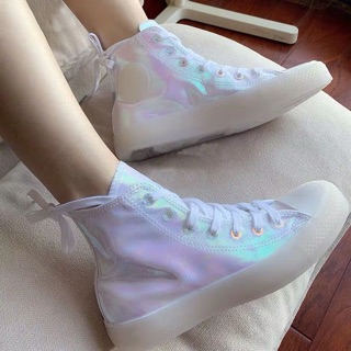 Giày cổ cao Hologram Ulzzang 🌈