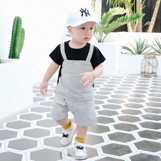 💥 Set bộ bé trai phối yếm siêu bảnh 😍