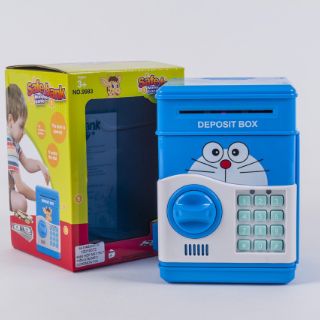 Két sắt mini Hellokitty/ Doraemon/ Poli Robocar